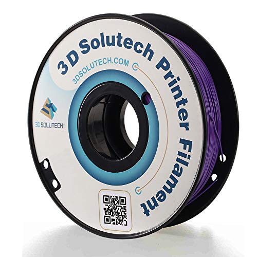 Product Cover 3D Solutech Real Purple 3D Printer PLA Filament 1.75MM Filament, Dimensional Accuracy +/- 0.03 mm, 2.2 LBS (1.0KG) - PLARPL