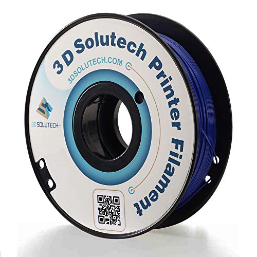 Product Cover 3D Solutech Navy Blue 3D Printer PLA Filament 1.75MM Filament, Dimensional Accuracy +/- 0.03 mm, 2.2 LBS (1.0KG) - PLA175NNYBLU