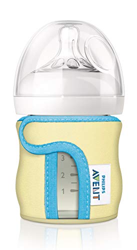 Product Cover Philips Avent Glass Baby Bottle Sleeve, 4 Ounce (Colors May Vary)