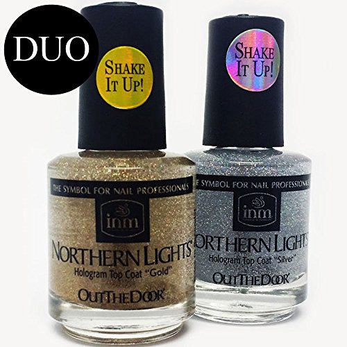 Product Cover INM Northern Lights Hologram Top Coat DUO