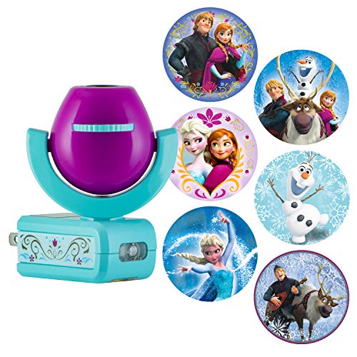 Product Cover Disney Projectables Frozen LED Plug-in Night Light, Six-Image, 25282, Six Different Images Project onto Wall or Ceiling