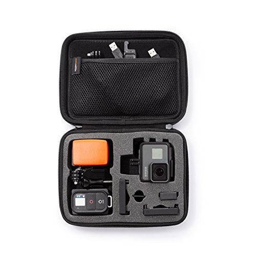Product Cover AmazonBasics Small Carrying Case for GoPro And Accessories - 9 x 7 x 2.5 Inches, Black