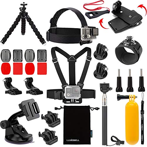 Product Cover Luxebell Accessories Kit for AKASO EK5000 EK7000 4K WiFi Action Camera Gopro Hero 8 7 6 5/Session 5/Hero 4/3+/3/2/1 Max Fusion