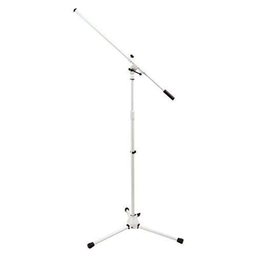 Product Cover On-Stage MS7801W Telescoping Microphone Boom Stand, White