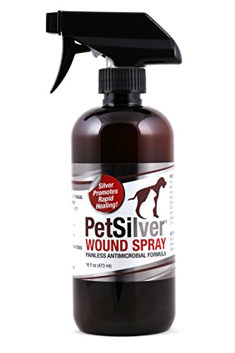 Product Cover PetSilver 50 ppm Wound Spray with New Chelated for a Variety of Skin Issues