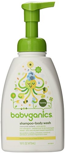 Product Cover Babyganics Baby Shampoo + Body Wash Pump Bottle, Chamomile Verbena, 16oz,  , Packaging May Vary