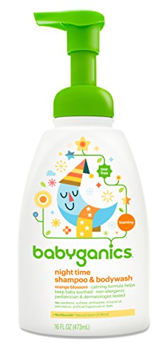 Product Cover Babyganics Baby Shampoo + Body Wash Pump Bottle, Orange Blossom, 16oz,  , Packaging May Vary