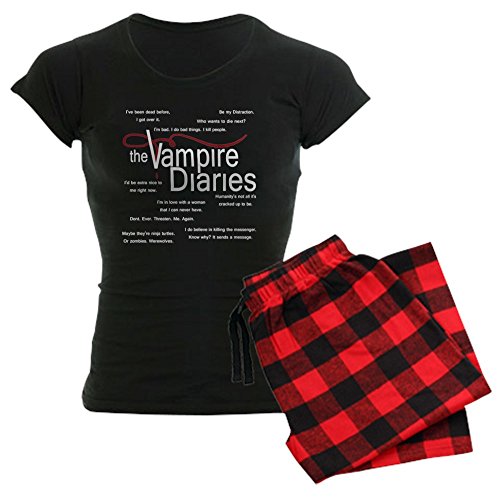 Product Cover CafePress Vampire Diaries Quotes Womens Novelty Cotton Pajama Set, Comfortable PJ Sleepwear
