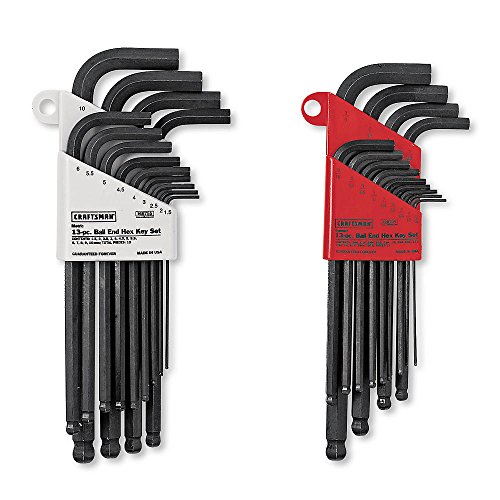 Product Cover Craftsman 9-46274 Standard and Metric Ball End Hex Key Sets 26-Piece