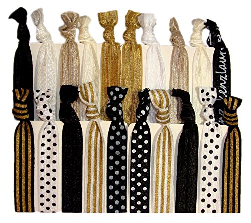 Product Cover Hair Ties Ponytail Holders - 20 Pack