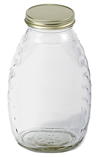 Product Cover Little Giant Farm & Ag HJAR16 Glass Jar (12 Pack), 16 oz, Natural