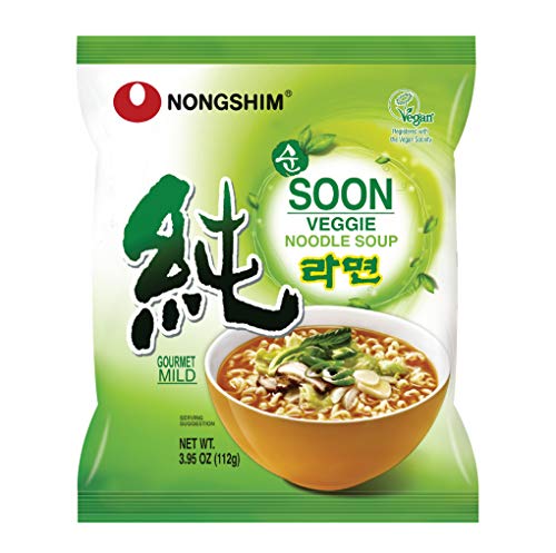 Product Cover NongShim Soon Noodle Soup, Veggie, 3.95 Ounce (Pack of 10)