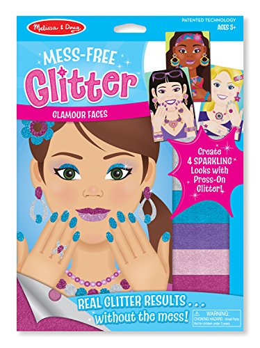Product Cover Melissa & Doug Mess-Free Glitter Craft Kit  - Glamour Faces
