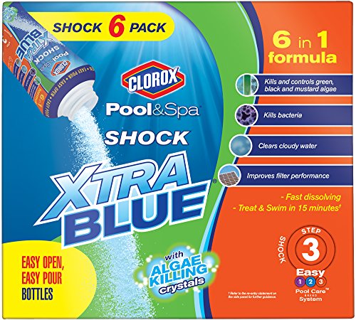 Product Cover Clorox Pool&Spa Shock XtraBlue 6 Pack (1 lb Bottles)