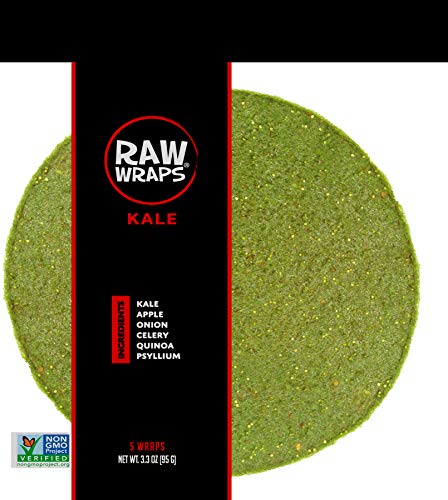 Product Cover Raw Wraps Kale- Gluten & Soy Free, Vegan & Raw