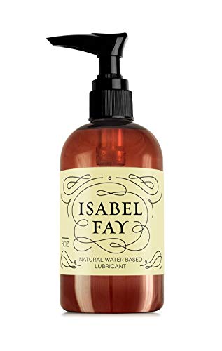 Product Cover 8oz, NO Parabens NO Glycerin, Natural Personal Lubricant for Sensitive Skin, Isabel Fay - Water Based - Best Personal Lube for Women and Men