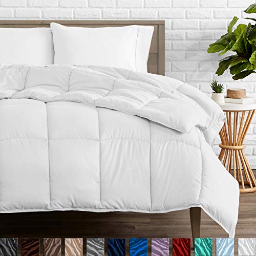 Product Cover Bare Home Comforter/Duvet Insert - Twin/Twin XL - Goose Down Alternative - Ultra-Soft - Premium 1800 Series - Hypoallergenic - All Season Breathable Warmth (Twin/Twin XL, White)
