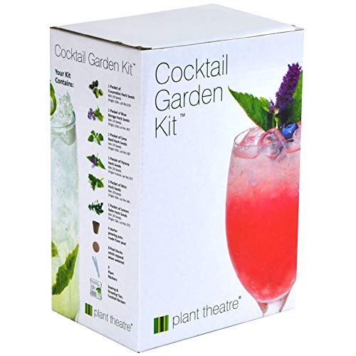 Product Cover Plant Theatre Cocktail Garden Kit - 6 Varieties to Grow - Great Grow Kit Gift for The Gardener - Everything You Need to Start Growing in one Box!