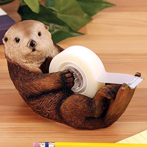 Product Cover Otter Tape Dispenser - Cute Water Animal Office Desk Accessory