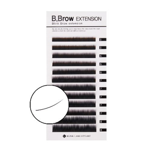 Product Cover Blink B.Brow Lash Eyebrow Extension Color Black Thickness 0.1 mm Length 5-8 Mix