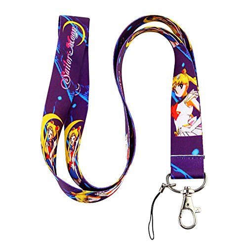 Product Cover Sailor Moon Purple Keychain Holder Lanyard