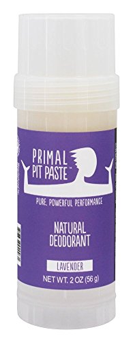 Product Cover Primal Pit Paste All Natural Lavender Deodorant - Aluminum-Free, Paraben-Free, Non-GMO, Phthalate-Free for Women and Men - BPA-Free 2 Oz Convenience Jar - Scented with Natural Essential Oils