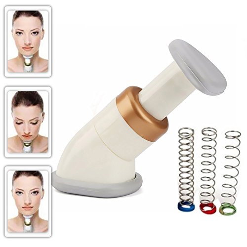 Product Cover Neckline Slimmer & Toning Massager System, Double Chin Remover Facial Neck Line Exerciser Chin Massager, Face Lift Thin Jawline Double Chin Reducer, 100 Pcs Cotton Swabs, Workout for Men and Women