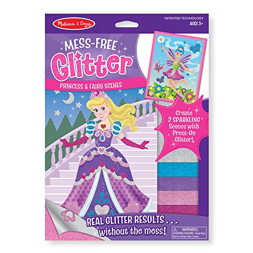 Product Cover Melissa & Doug Mess-Free Glitter Activity Kit - Princess and Fairy Scenes
