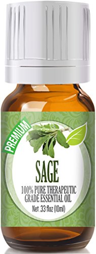 Product Cover Sage Essential Oil - 100% Pure Therapeutic Grade Sage Oil - 10ml