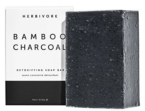 Product Cover Herbivore - Natural Bamboo Charcoal Cleansing Soap Bar | Truly Natural, Clean Beauty