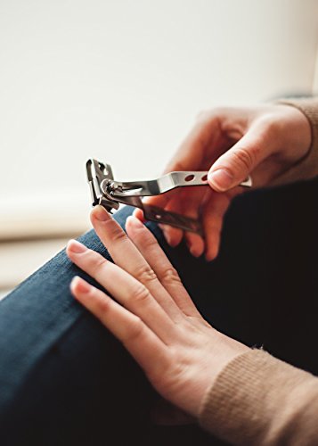 Product Cover SpinSnips Best Precision Nail Clipper With Rotating Swivel Head - Great For Thick Nails - Extra Sharp Stainless Steel Clippers For Men Or Women - Strong Enough To Be Used As Fingernail Or Toenail Clippers.