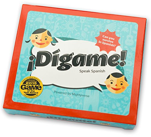 Product Cover Mightyverse ¡Dígame! Spanish Learning Card Game