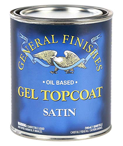 Product Cover General Finishes SH Gel Topcoat, 1/2 Pint, Satin
