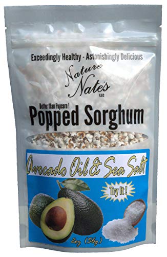 Product Cover Popped Sorghum Avocado Oil & Sea Salt 2 oz (6 pack)- A Snack Healthier Than Popcorn: Gluten Free, Non GMO, Vegan, Low In Lectin, Popped In Oil