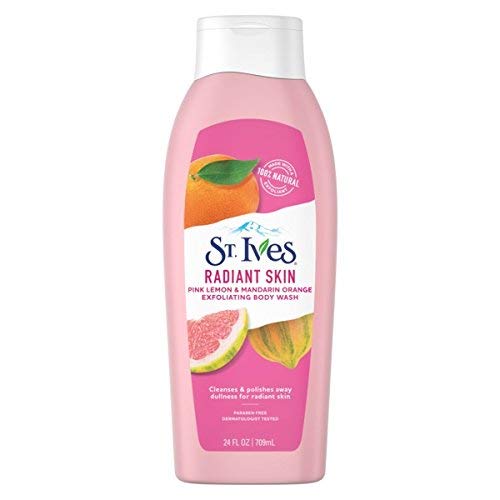 Product Cover St Ives Even & Bright Body Wash, Pink Lemon and Mandarin Orange 24 Ounce, 3 Count