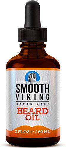 Product Cover Smooth Viking Beard Oil for Men, Conditions and Promotes Growth for Soft and Itch Free Facial Hair, Leave-in, Argan Oil Formula Grooms Beard and Mustache and Soothes Dry Skin, 2 ounces