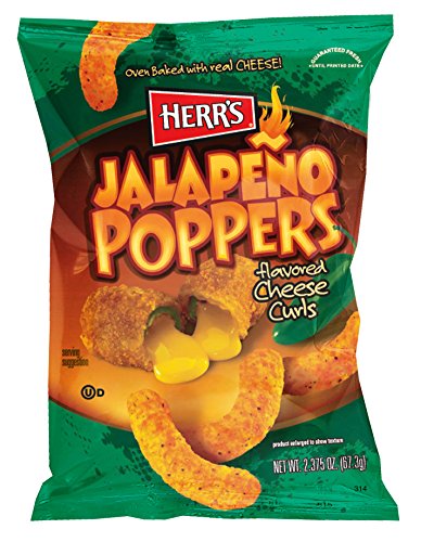 Product Cover Herr's Jalapeno Cheese Curls, 2.375 Ounce (Pack of 20)