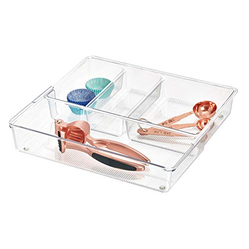 Product Cover iDesign Linus Expandable Kitchen Drawer Organizer for Silverware, Spatulas, Gadgets - 12