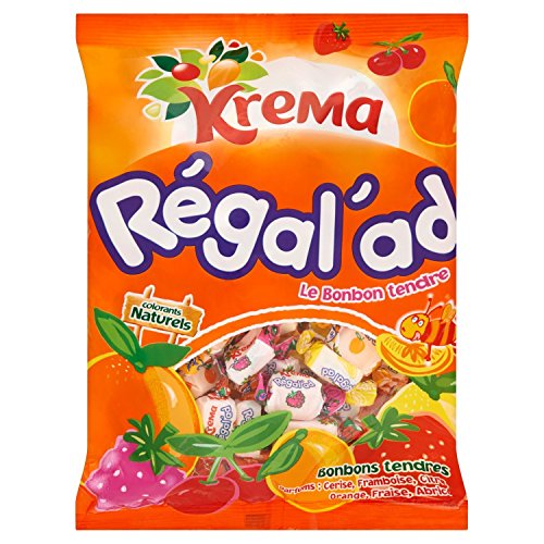 Product Cover Krema Regal'ad Fruit Chewy Candy From France 150 Gr