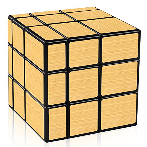 Product Cover D-FantiX Shengshou Mirror Cube 3x3 Speed Cube Gold Mirror Blocks Puzzle Toys