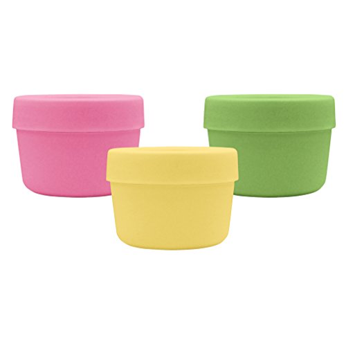 Product Cover green sprouts Sprout Ware Snack Cups made from Plants | Stores snacks the healthy & natural way | Sturdy, Lightweight & Convenient, Plant based, Dishwasher safe