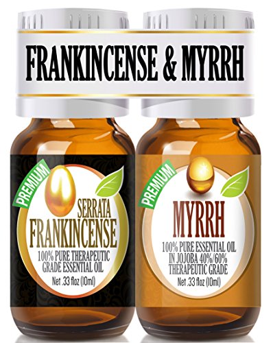 Product Cover Frankincense and Myrrh Essential Oil Combo Pack 100% Pure, Best Therapeutic Grade Essential Oil - 2/10ml