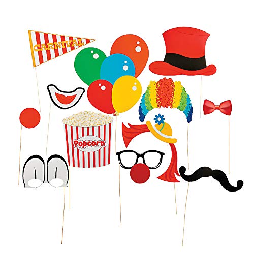 Product Cover Fun Express Carnival Stick Costume Phoot Booth Props - Apparel Accessories - Costume Accessories - Costume Props - 12 Pieces