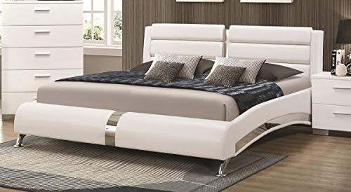 Product Cover Coaster Queen Bed, Glossy White