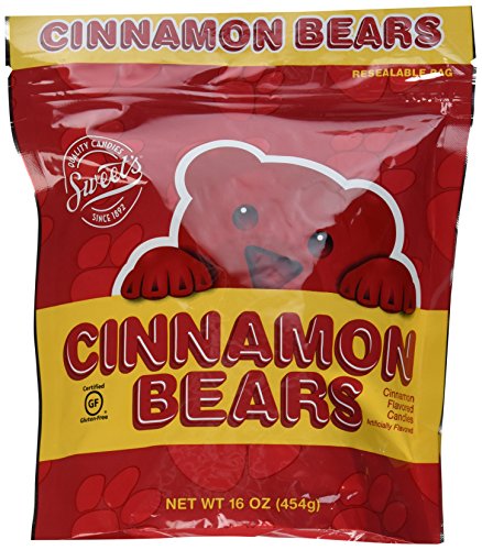 Product Cover Cinnamon Bears Candy, 16 oz Resealable Bags (Pack of 2)