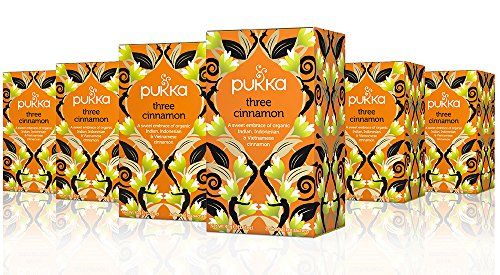 Product Cover Pukka Three Cinnamon, Organic Herbal Tea (6 Pack, 120 Tea bags)