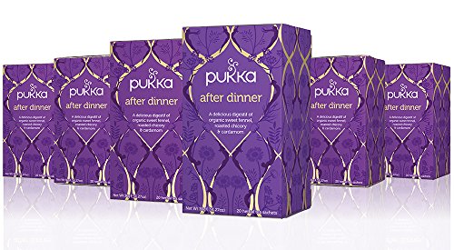 Product Cover Pukka After Dinner, Organic Herbal Tea with Aniseed & Fennel (6 Pack, 120 Tea bags)