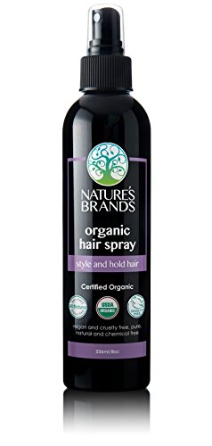 Product Cover Organic Hair Spray by Herbal Choice Mari (8 Fl Oz Bottle) - No Toxic Chemicals