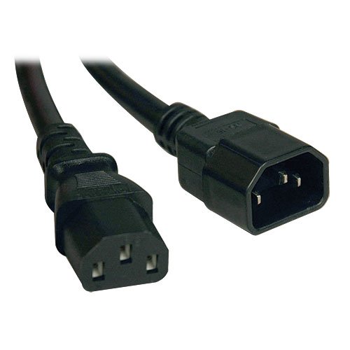 Product Cover TRIPP LITE P005-003 Heavy Duty Power Extension Cord 15A 14AWG C14 to C13, 3-Feet