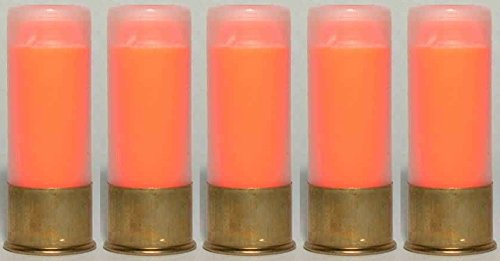 Product Cover ST Action Pro Pro Pack Of 5 Inert 12 GA 12GA Gauge Shotgun Orange Safety Trainer Cartridge Dummy Ammunition Ammo Shell Rounds with Brass Case
